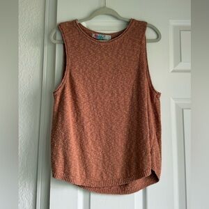 Free People Beach Knit Women's Sleeveless Tank Top - Rusty Peach